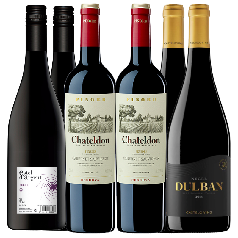 pack oferta vins negres de la DO Penedès